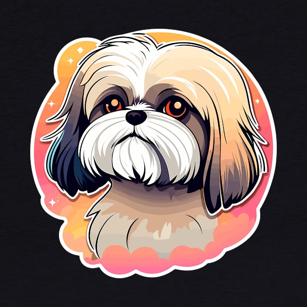 Shih Tzu Dog Illustration by FluffigerSchuh